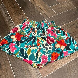 Shein shorts with flowers